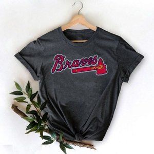 ATL Braves Fanatics Small* Soft Charcoal gray* Great Condition Atlanta